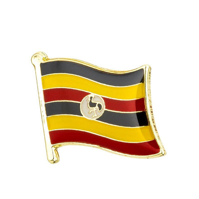 Spilla bandiera Uganda